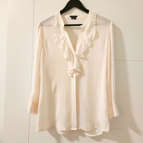 Theory Silk Blouse - Picture 1 of 3